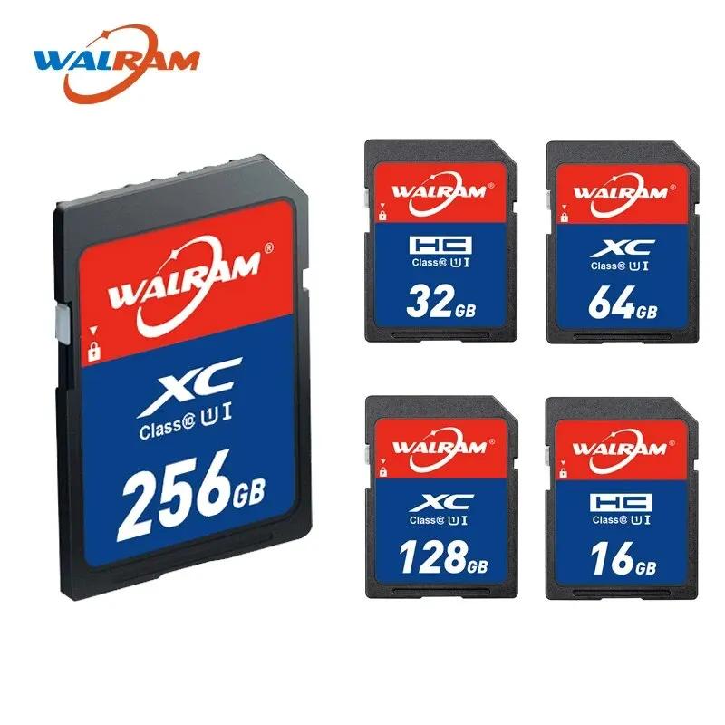 Walram SD ī, SDXC, Ŭ 10, C10, U1, 4K ̴ ޸ ī,  TF SD, ī޶ ޸ ī, 32GB, 128GB, 256GB, 16GB, 64GB